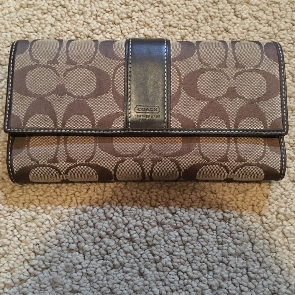 Coach clutch wallet
